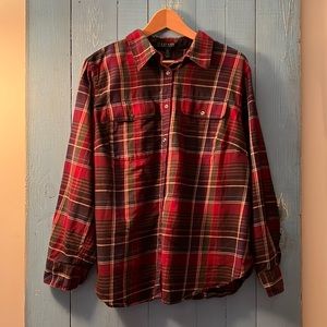 Lauren Ralph, Lauren plaid shirt 2X